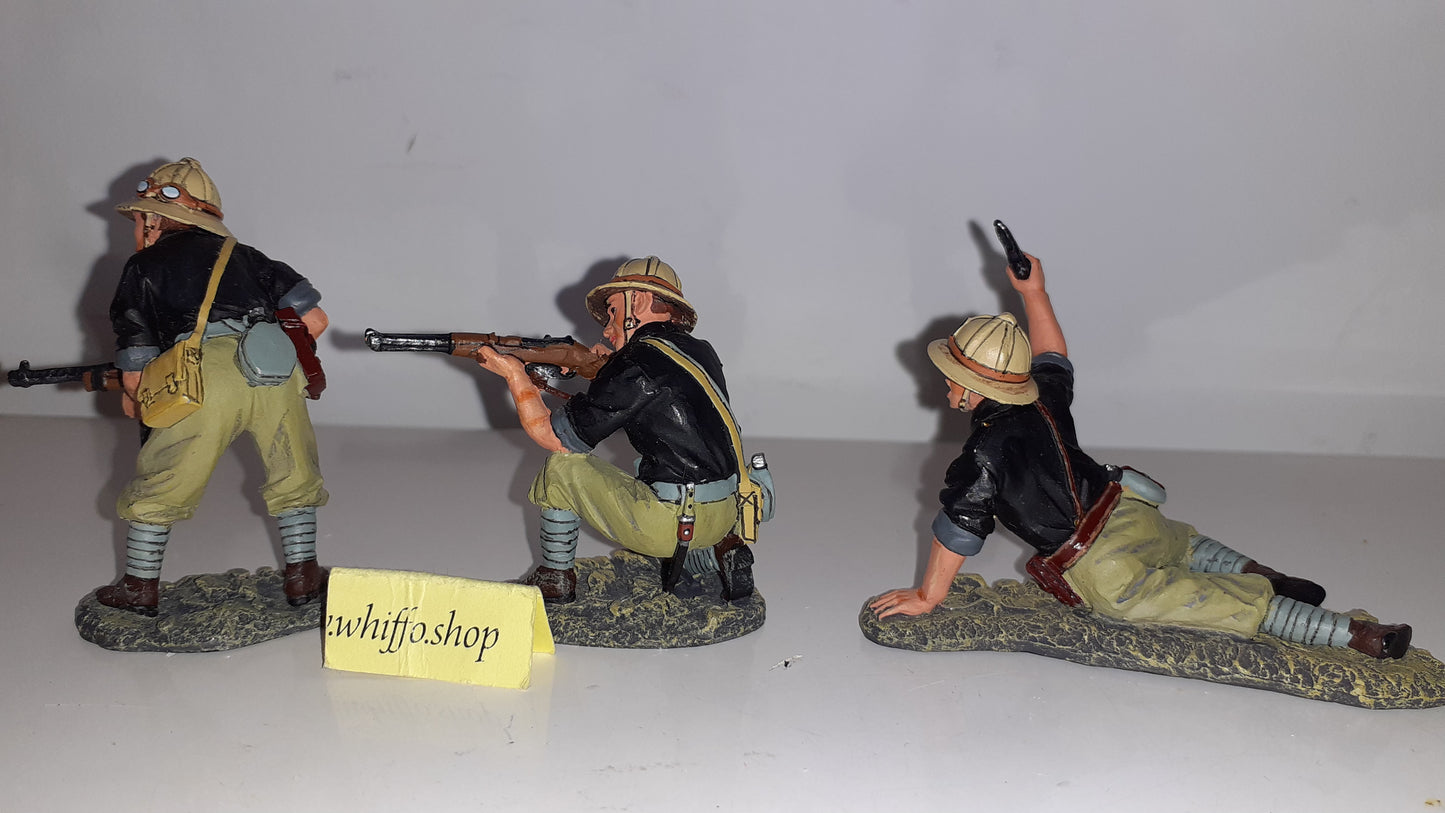 King and country ww2 German afrika korps panzer II Tank 3 Italian boxd 1:32 ak30 ak030 wdb