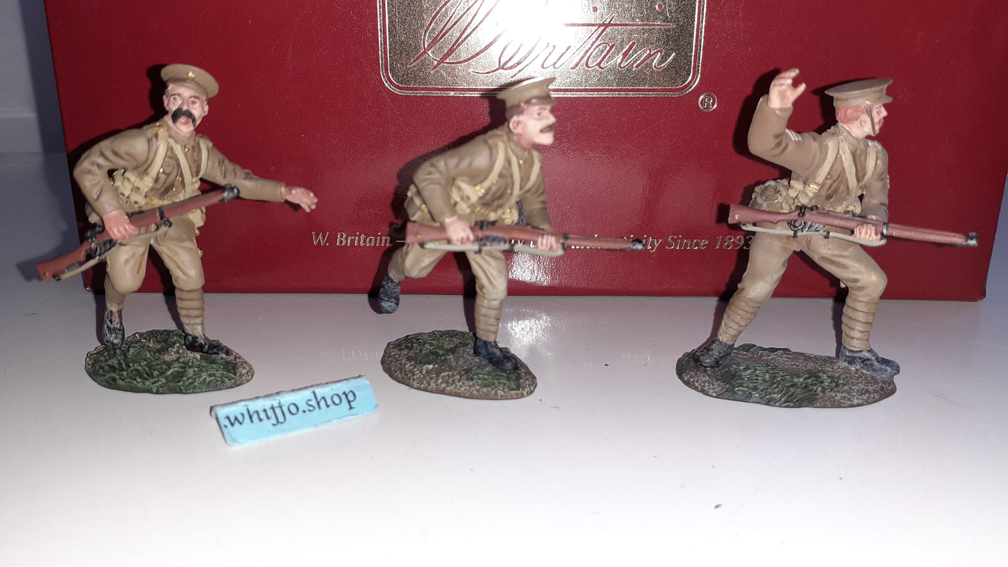 Britains ww1 17807 2006 British Infantry Mons Fusiliers 1914 metal boxd S636
