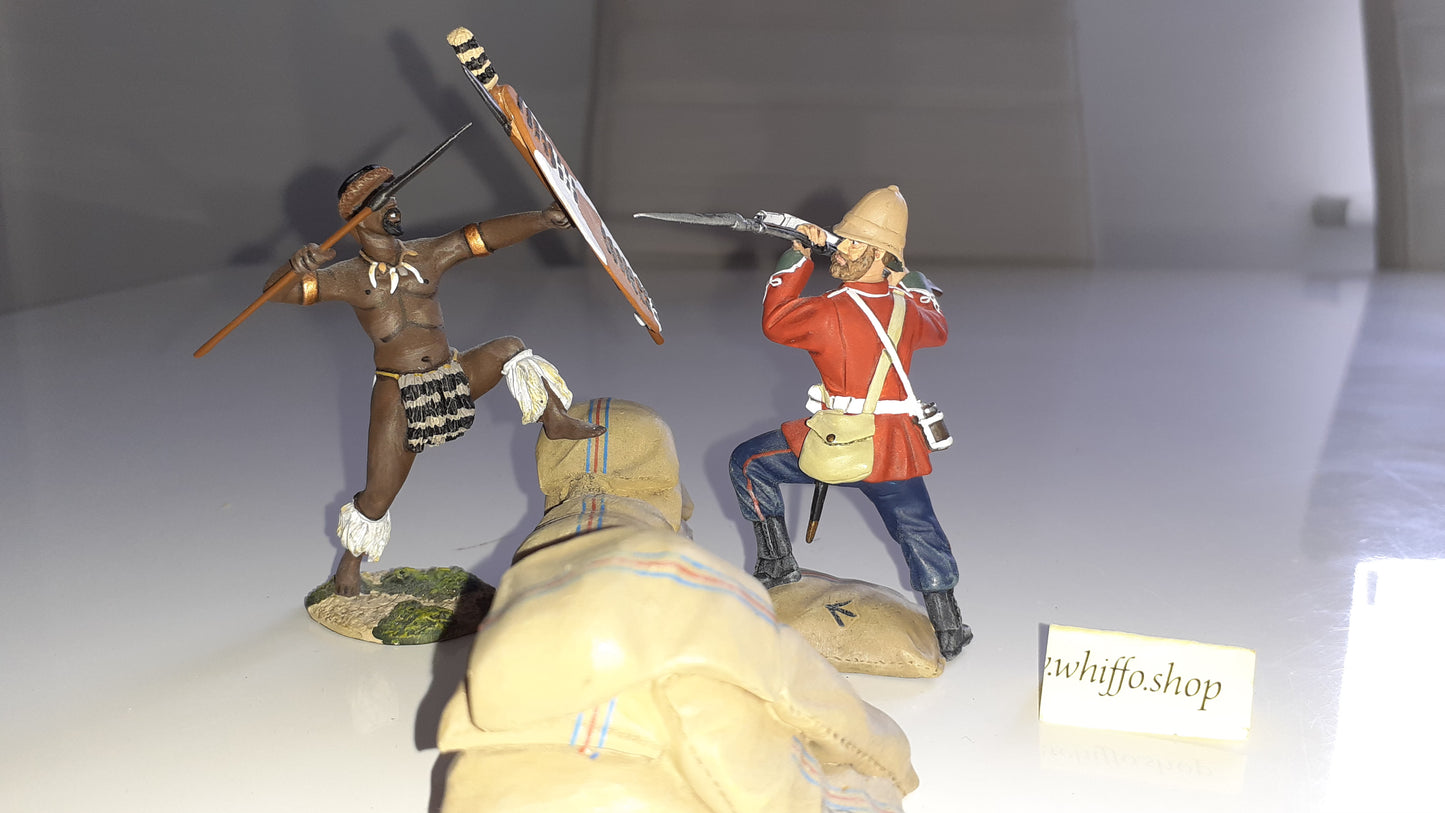 Britains Zulu War 20029 24th Foot Defending Wall Ltd Issue metal boxed 2009 Wdb