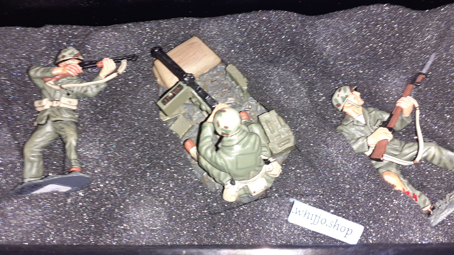 King and country ww2 iwj18 50 Cal usmc iwo jima boxed 2001 S562