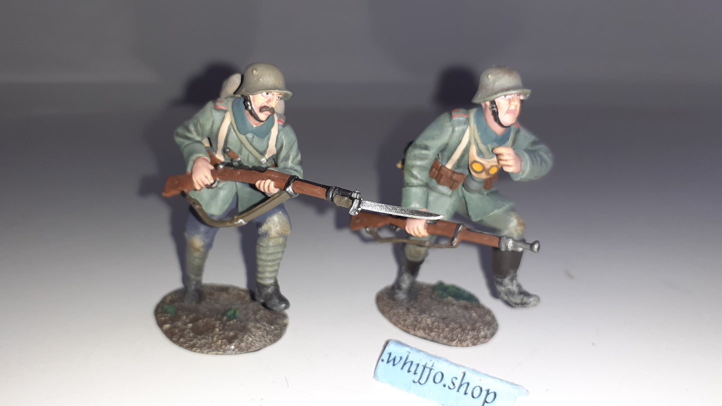 Britains ww1 23097 2015 German Infantry Assault Team 1916 metal boxd S520