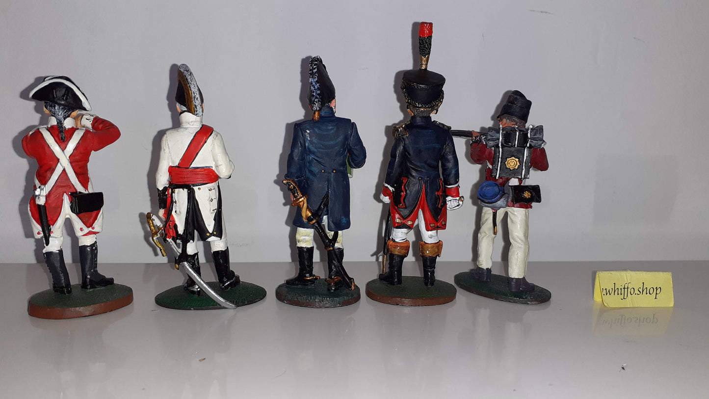 Del prado napoleonic wars waterloo 1:32 french Wellington Marine Coldstream B2