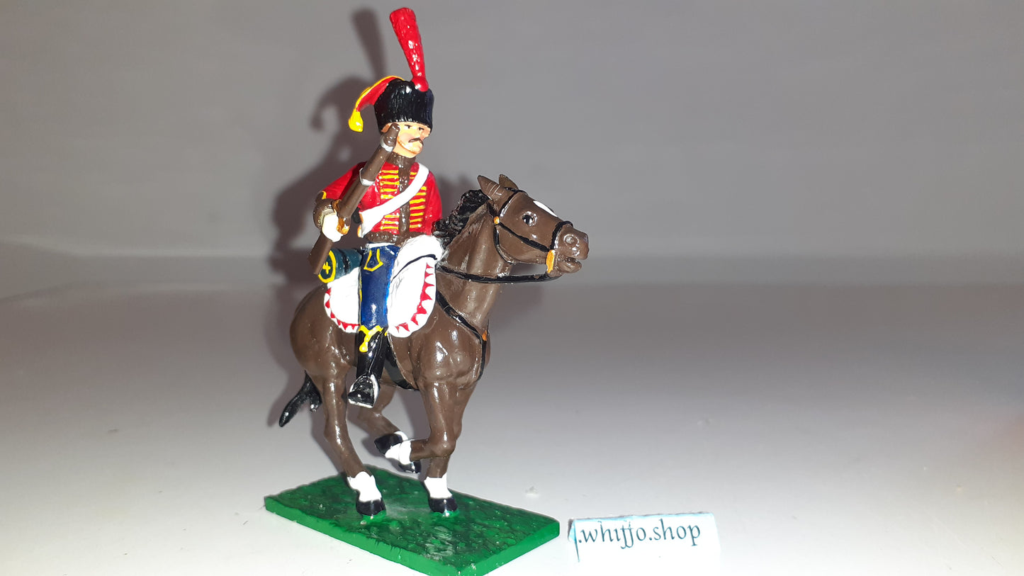 trophy miniatures 1991 Hussars Musketoon Napoleonic Wa86a 1:32 metal box S2