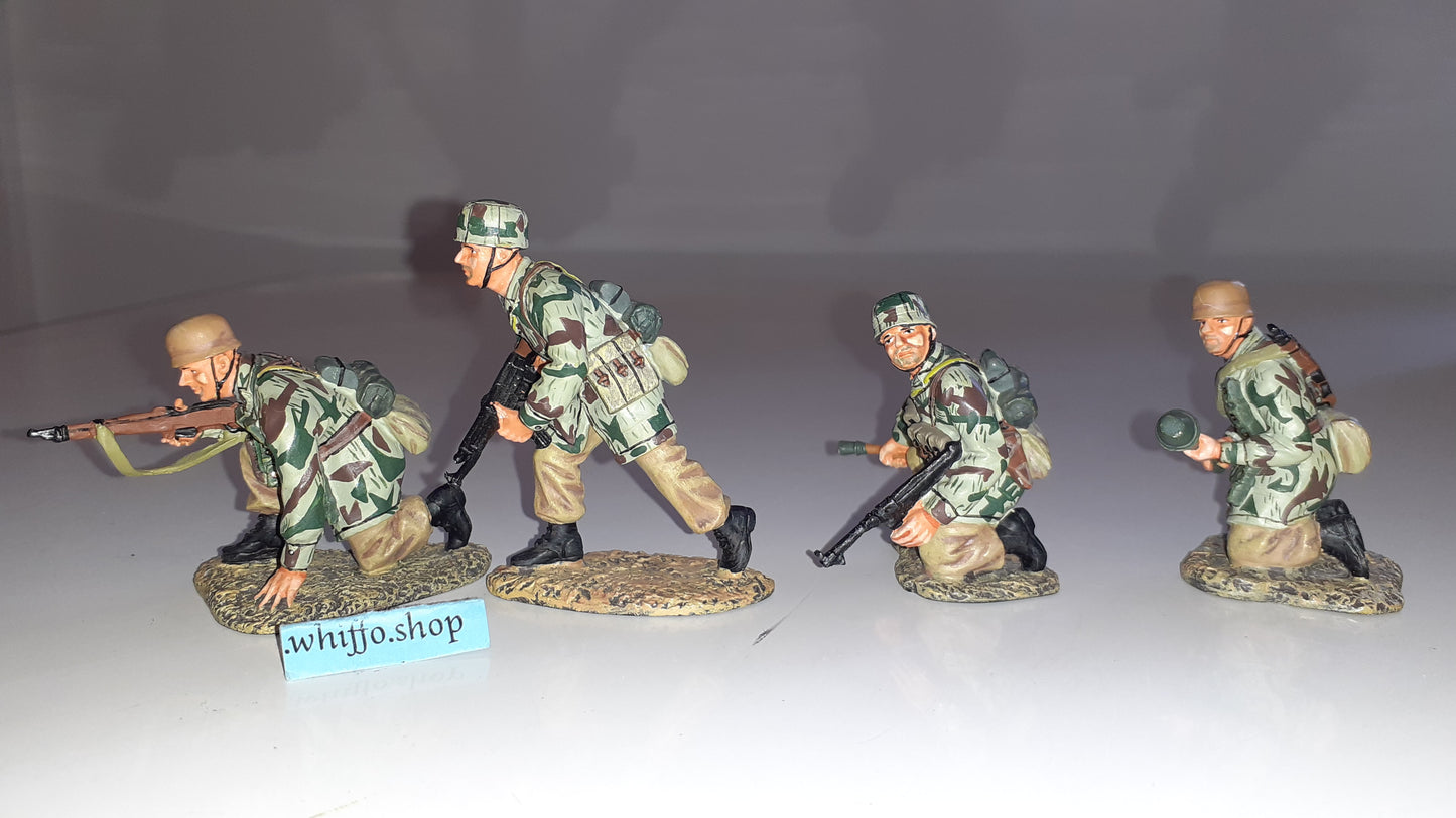 King and country Ww2 2001 Fj05 German Fallschirmjager Paras Ambush box 1:30 S1
