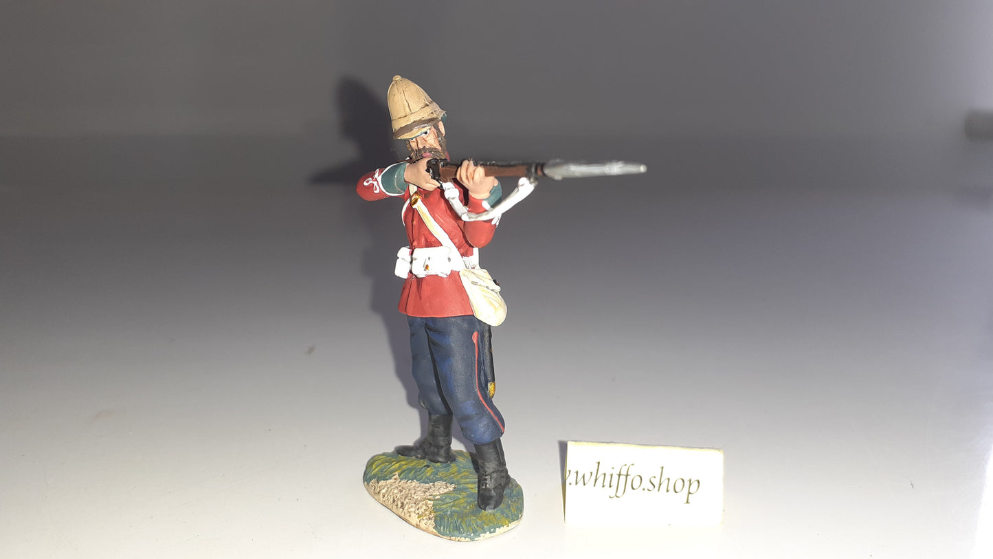 Britains 20071 Zulu wars 24th Foot Standing Firing 1:32 2010 boxed B12