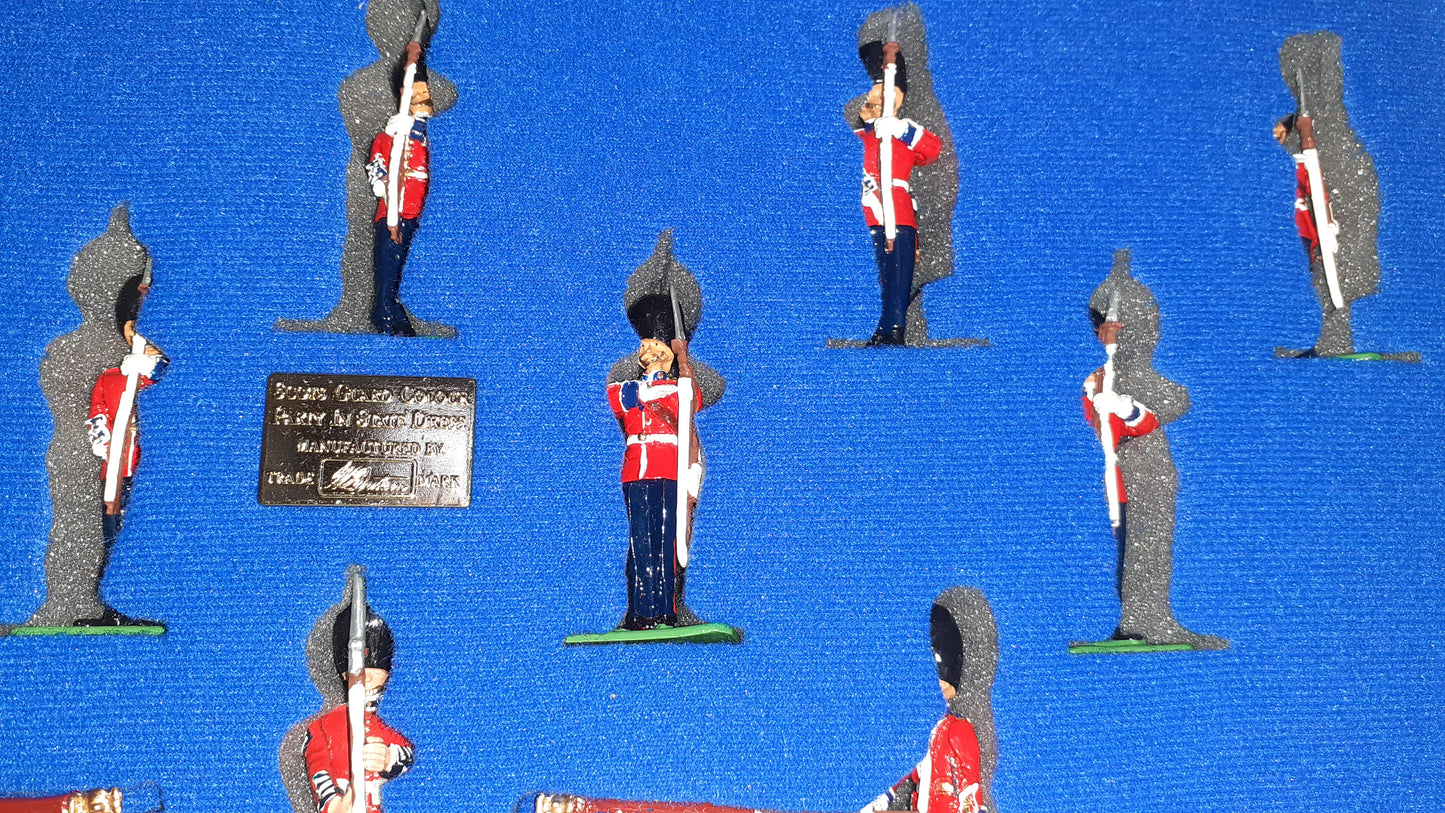 Britains 00215 1999 Limited Edition Scots Guard Colour Party 1899 1:32 boxed S7