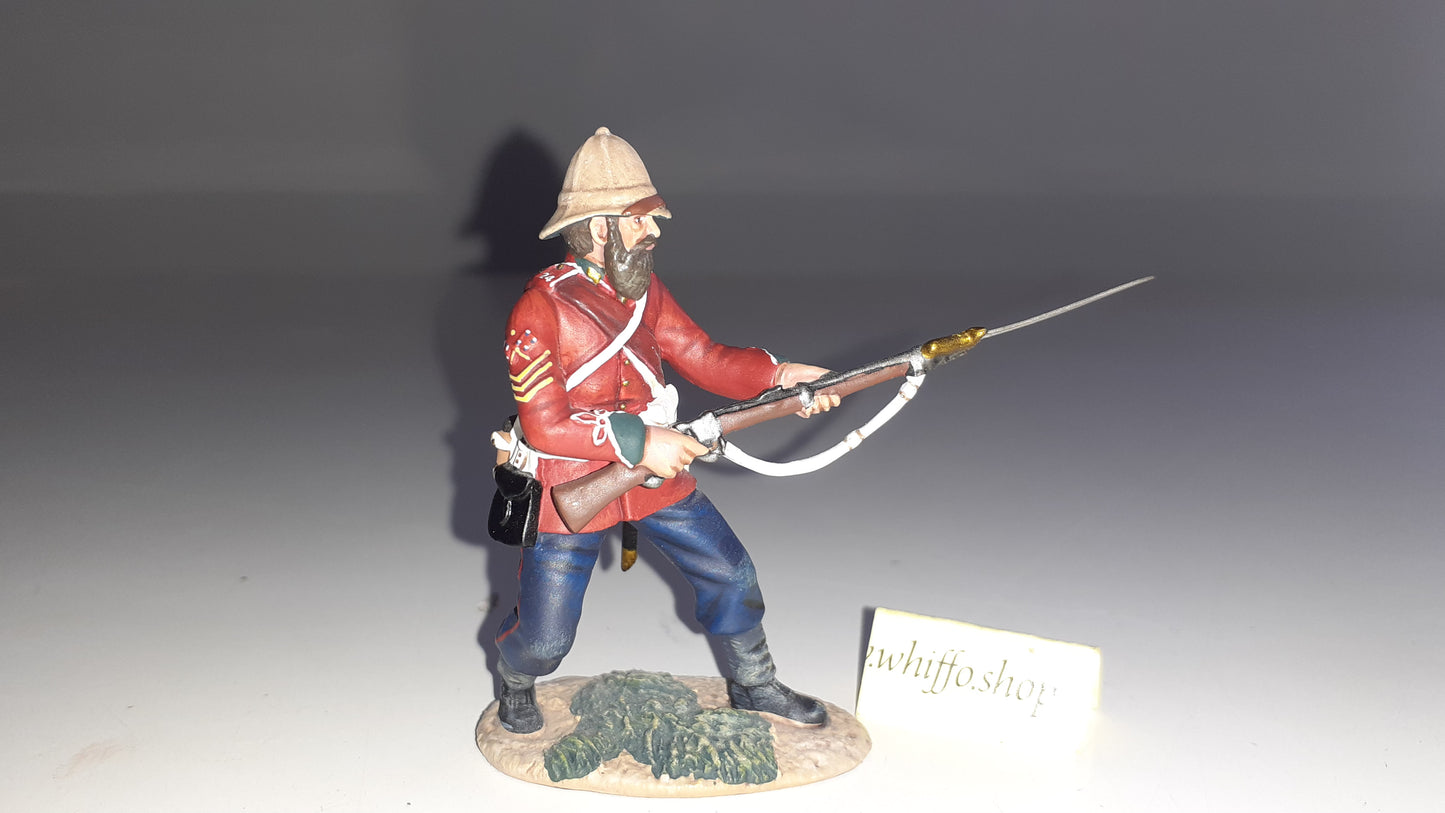 Britains 20174 Zulu wars 24th Foot Colour sgt Bourne 1:32 2014 boxed B1040