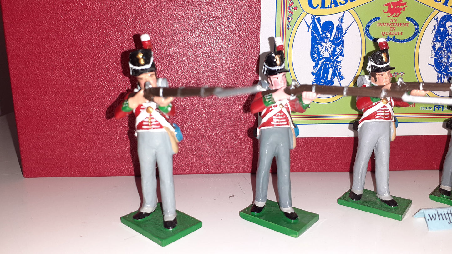 trophy miniatures 1991 British Infantry 69th Napoleonic Wa3 1:32 metal box S2