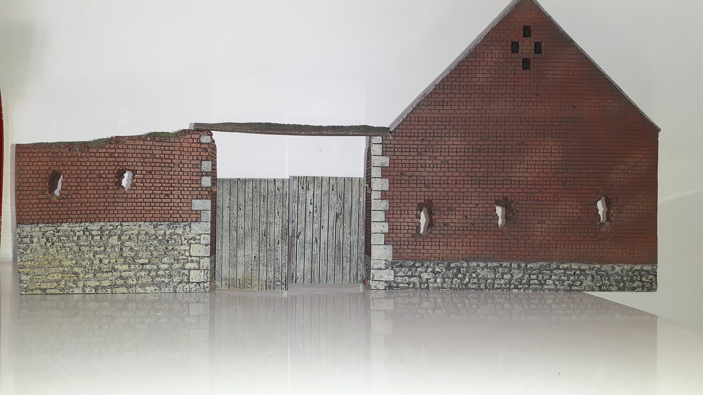 BRITAINS 17878 Waterloo Hougoumont North Gate Napoleonic 2007 1:32 S7