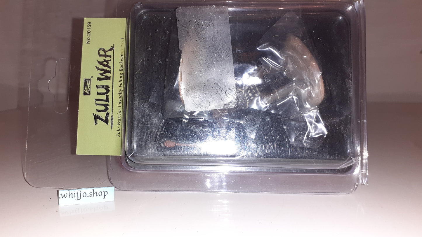 Britains 20159 Zulu wars 2008 1:32 metal knobkerrie Casualty Falling boxed b10