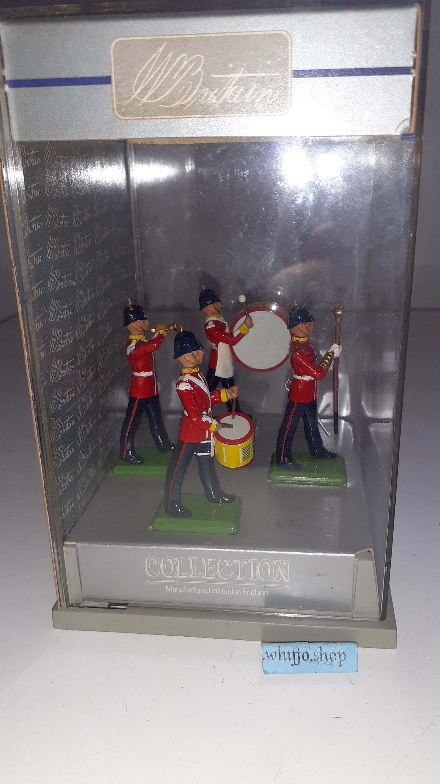 Britains Middlesex regiment 1989 1990s Perspex Display box 1:32 metal B111