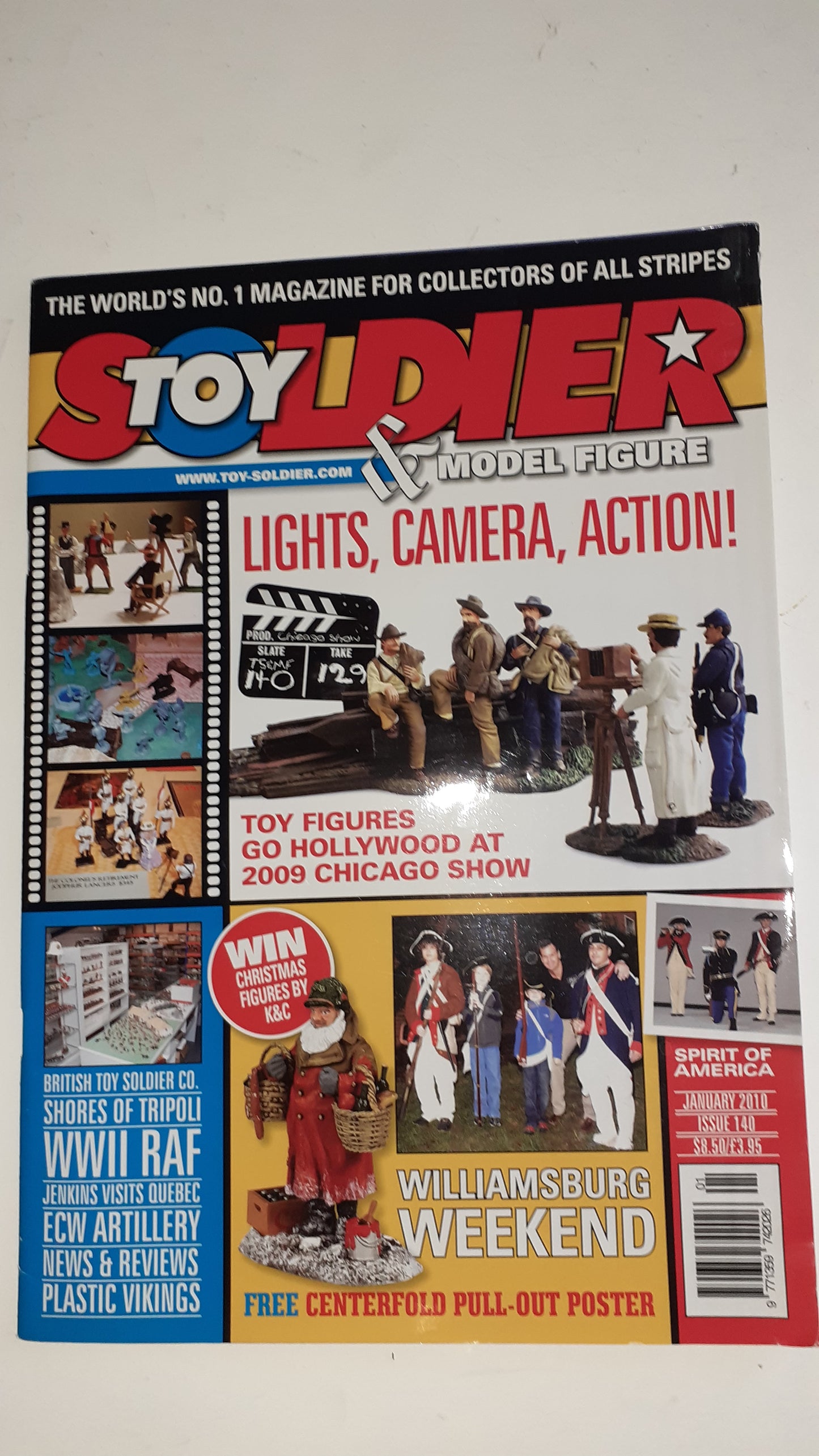King and country Toy Soldier Magazine 3 Mags 2010 Mar Feb Jan 140 141 142 S7