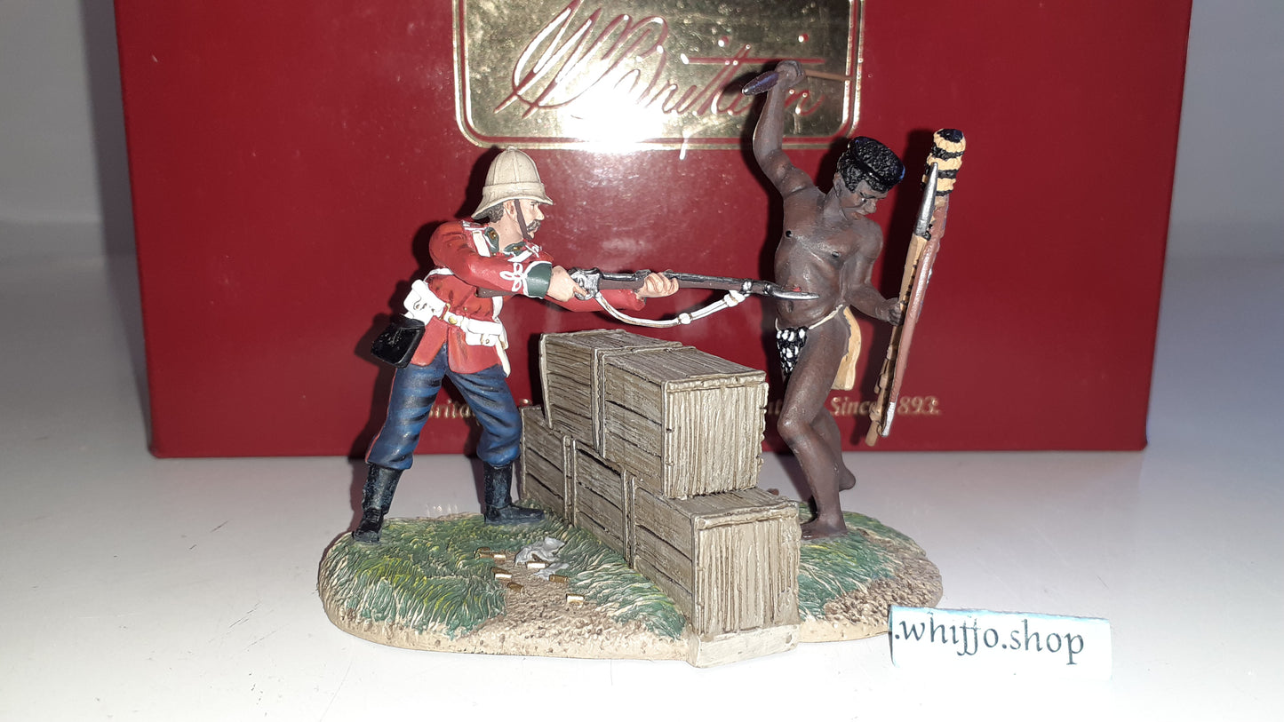 Britains 20084 Zulu wars Warrior Twilight Only300 Made 24th 1:32 2011 boxd S5110