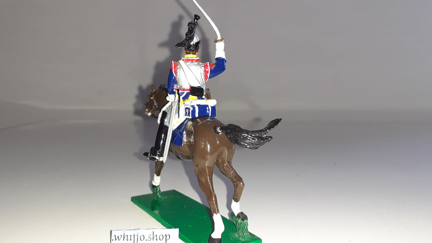 trophy miniatures 1991 Napoleonic War French Cavalry Cuirassier Wa10a 1:32 s842