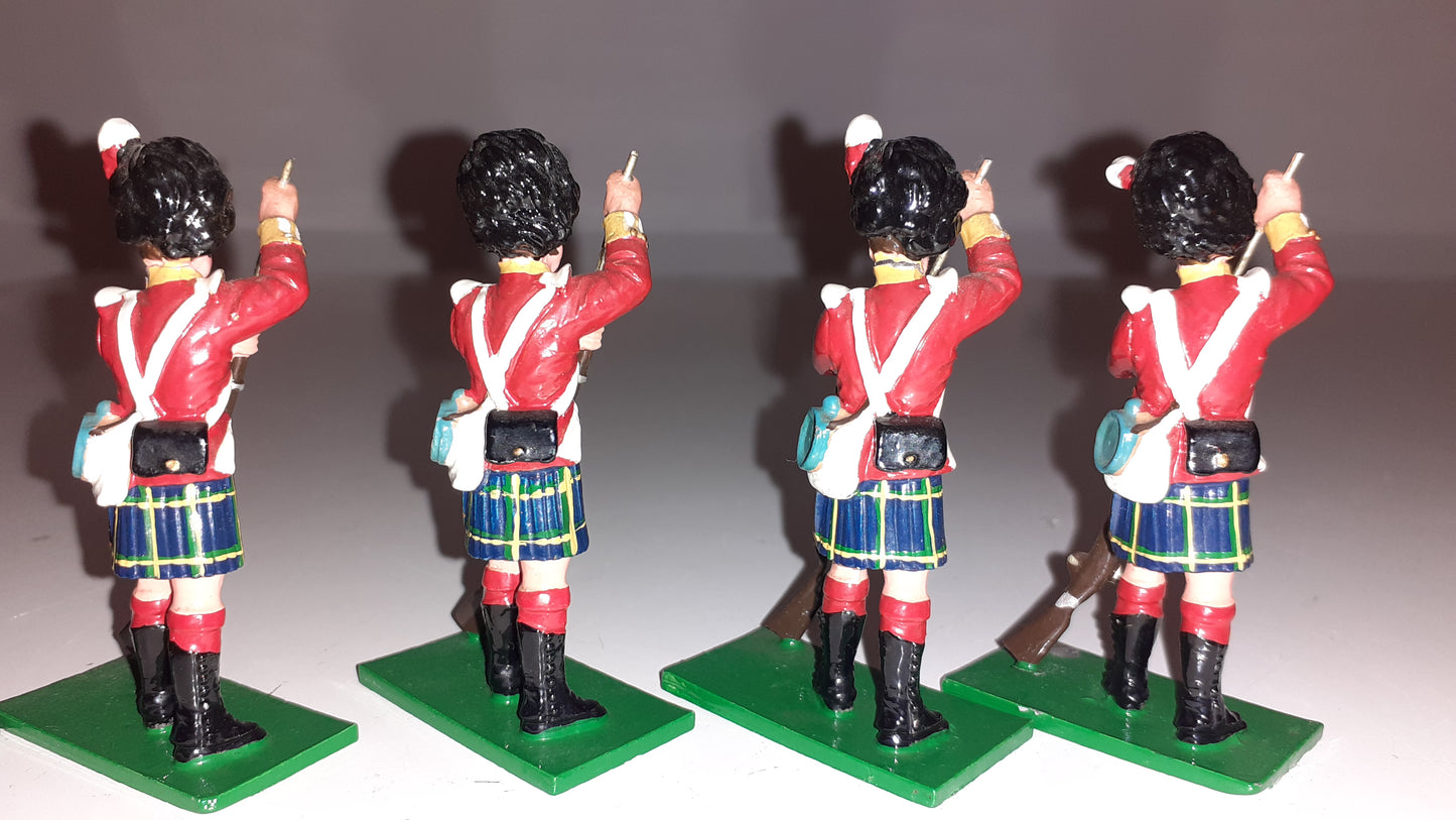 trophy miniatures 1991 Wa26 Gordon highlanders Waterloo Napoleonic 1:32 S7wb