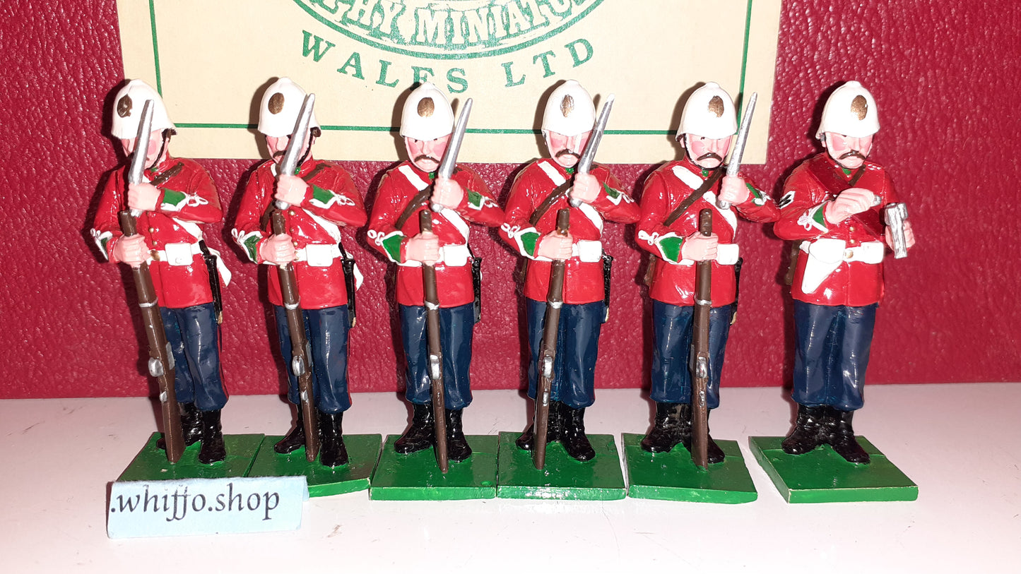 early trophy miniatures 1991 zulu war 24th foot zs49 Fix Bayonets 1:32 box S2