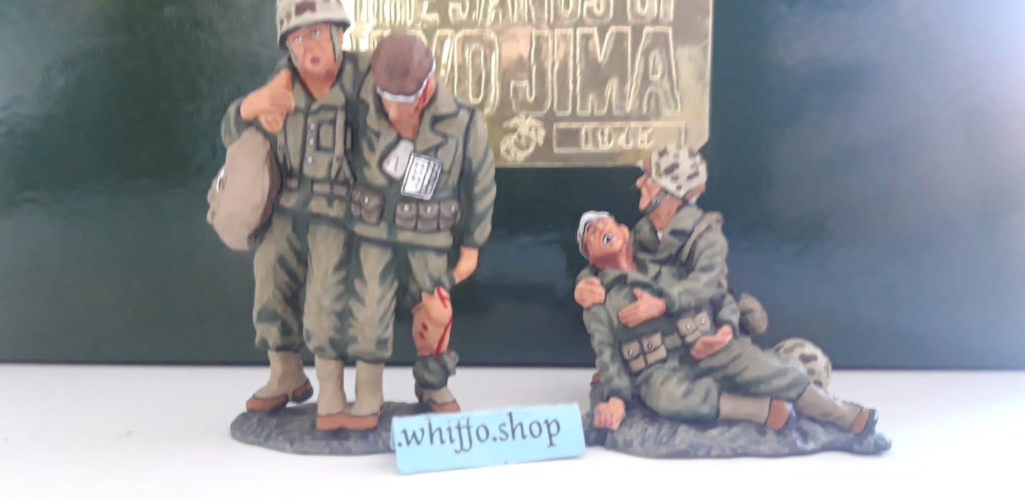 King and country ww2 iwj12 usmc Casualties iwo jima 1999 boxed S154
