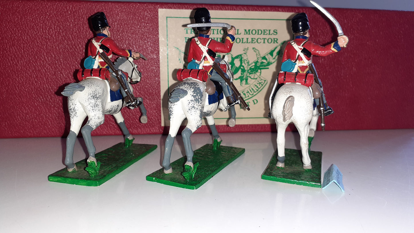 trophy miniatures 1991 Napoleonic War Scots Greys Brit Cavalry Wa51x 1:32 s8121