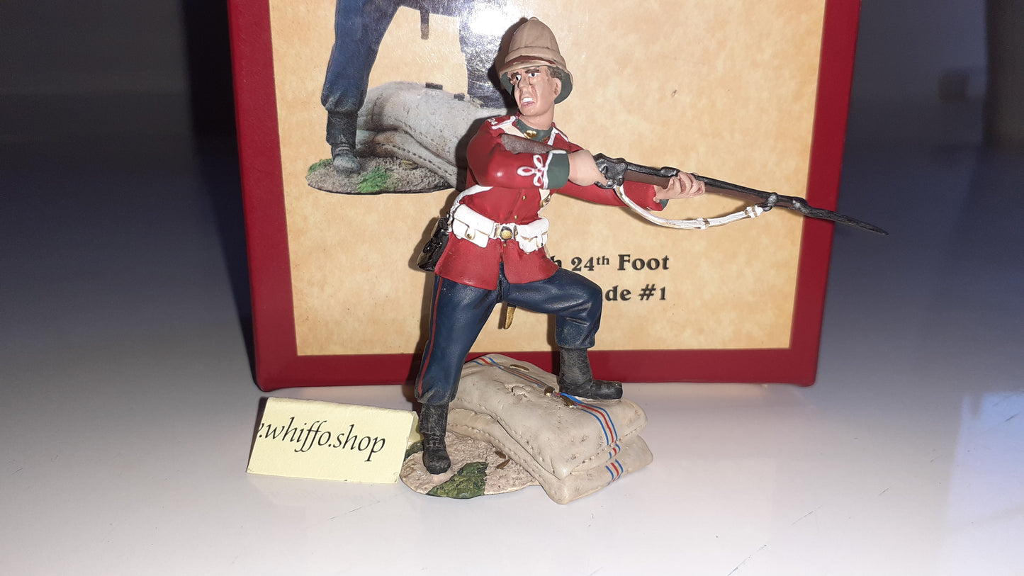 Britains 20017 Zulu wars 24th Foot 1:32 2008 boxed 24B11