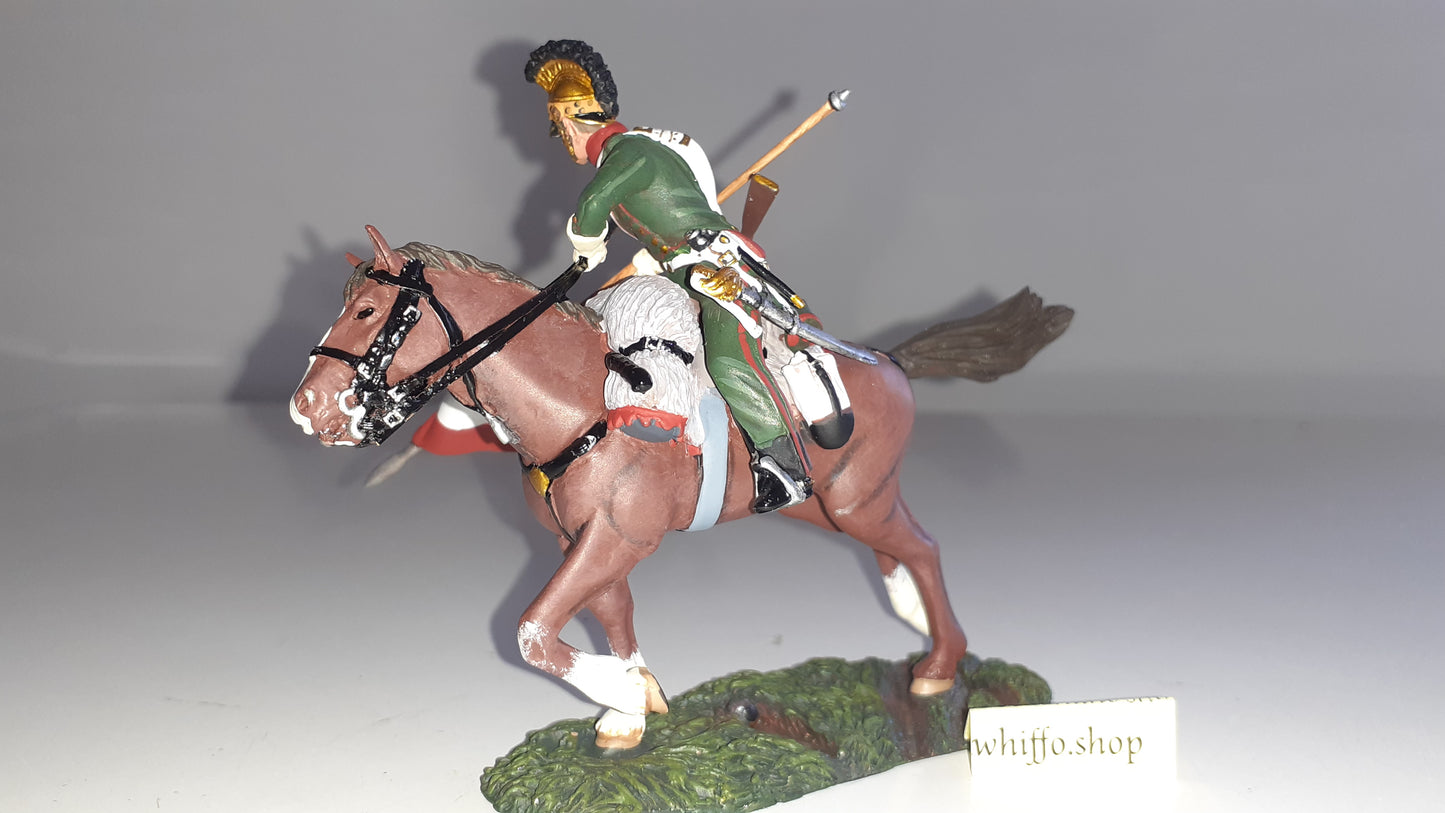 Britains 36025 Napoleonic french 4th lancers 600 Made waterloo 2009 1:32 S542