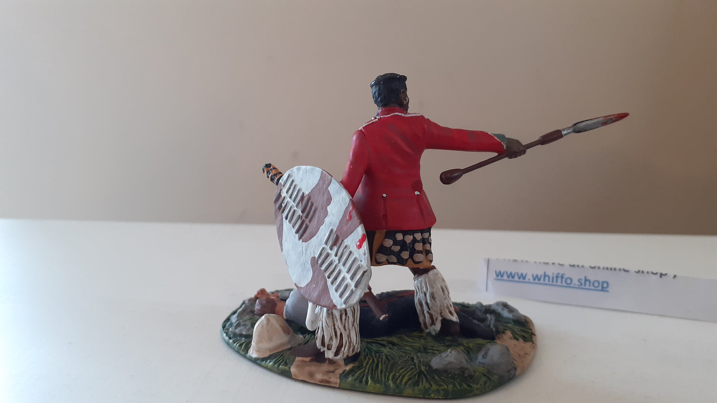 Britains 20040 Zulu wars 24th foot 1:32 metal washing spears limited boxed wdb