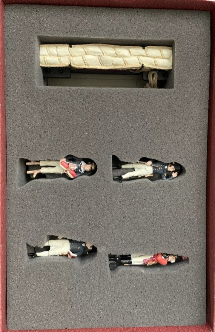 Britains 41118 2004 Nelson Deck Scene Royal Navy Trafalgar 1:32 metal boxd S5
