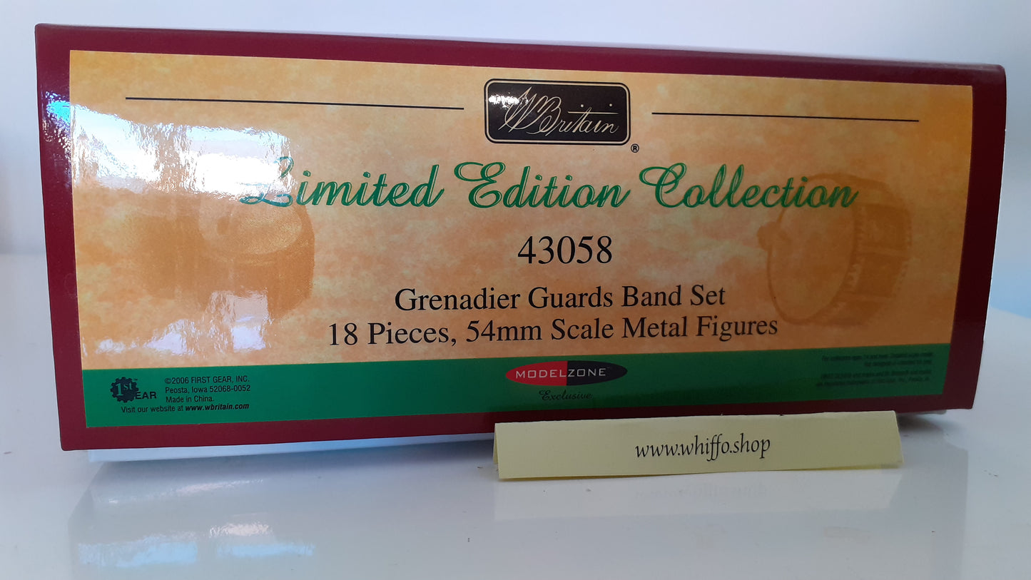 Britains 43058 2006 Grenadier Guards Band metal Limited Edition boxed S8
