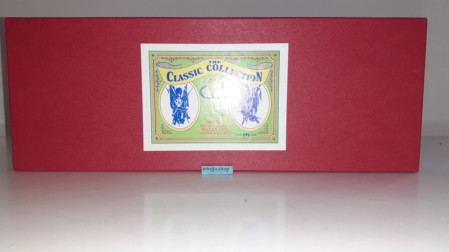trophy miniatures 1991 British Infantry 69th Napoleonic Wa3 1:32 metal box S2