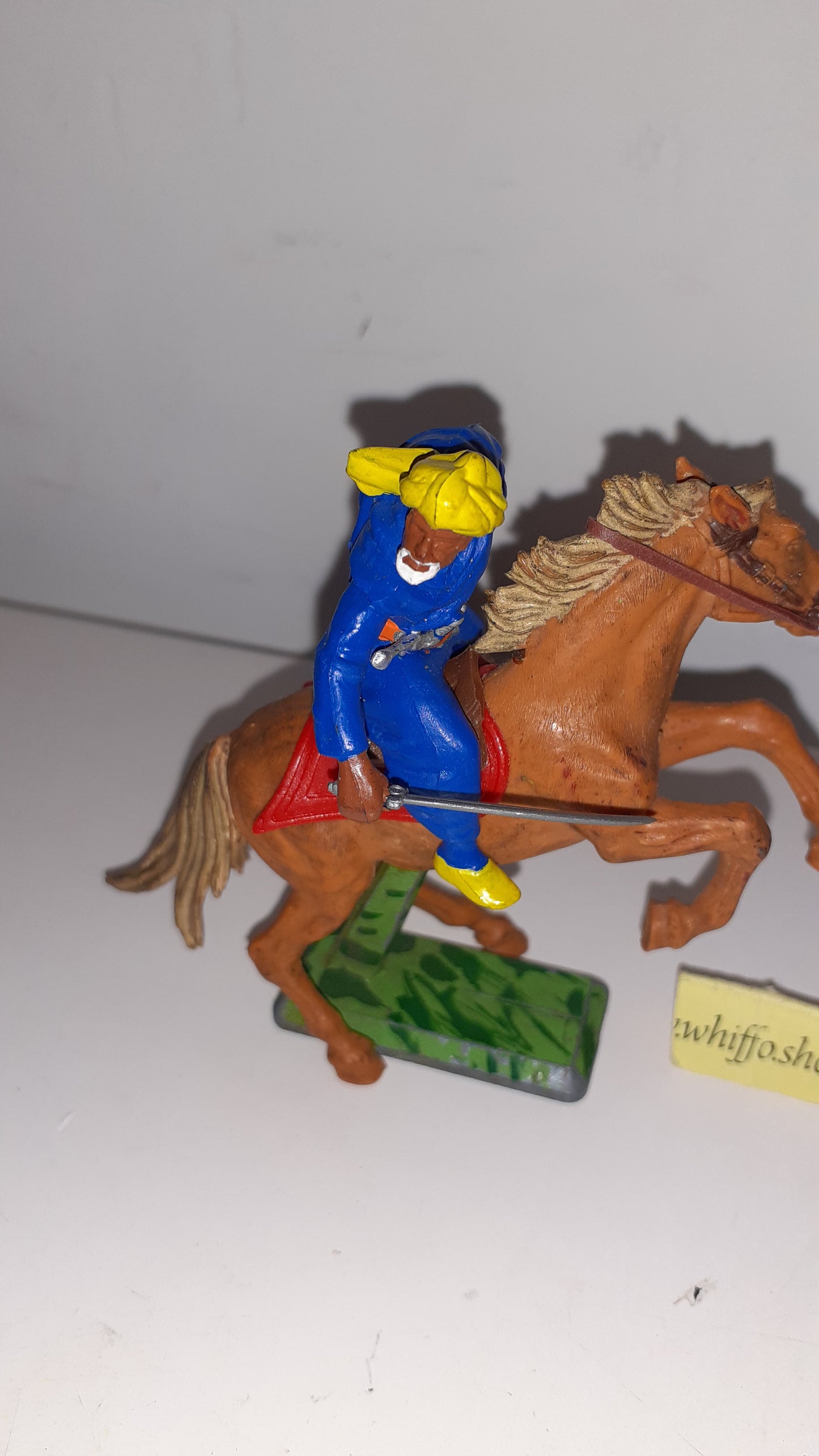 Britains deetail mounted arabs cavalry 1970s Made England Set of 3 1:32 B2