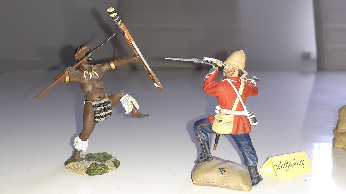 Britains Zulu War 20029 24th Foot Defending Wall Ltd Issue metal boxed 2009 Wdb