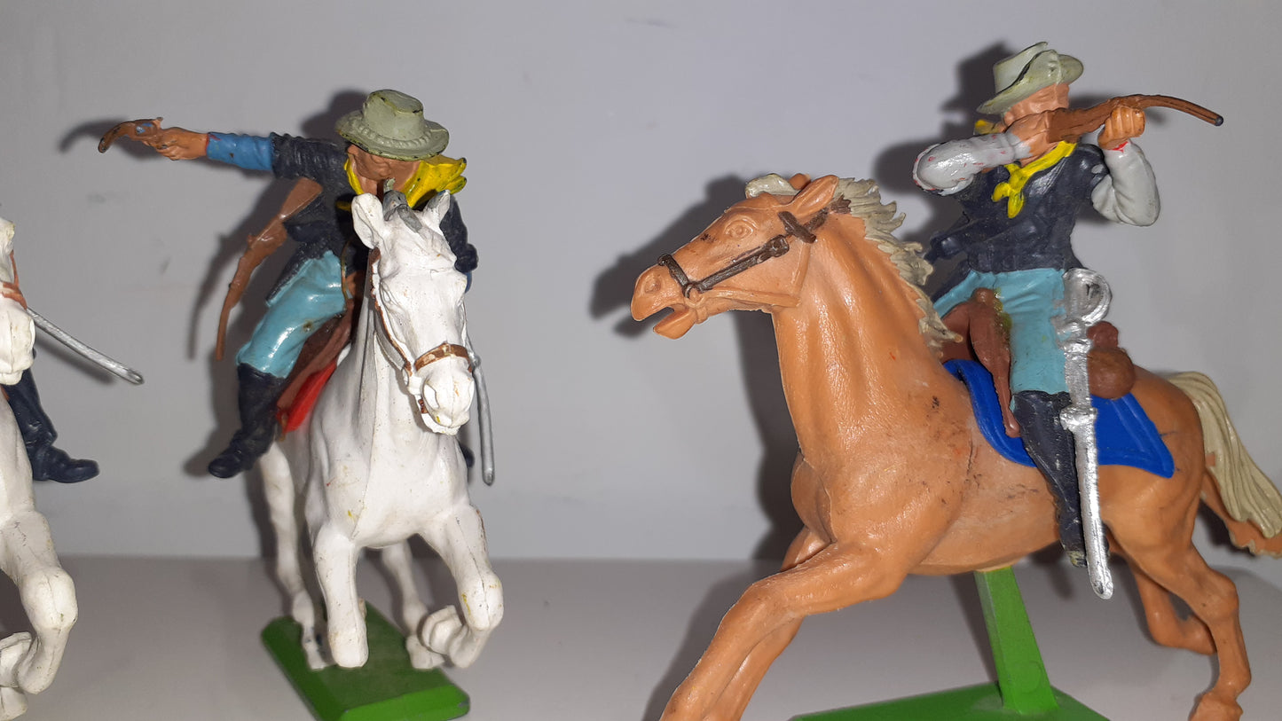 Britains Deetail Mounted 7th Cavalry 1:32 1970s boxed B1