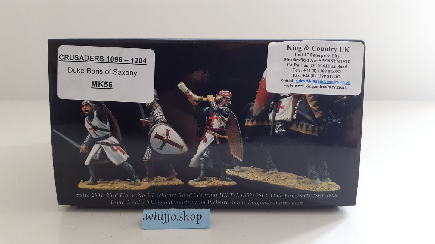 King and country Crusaders Mk56 Duke Boris Of Saxony boxed S226