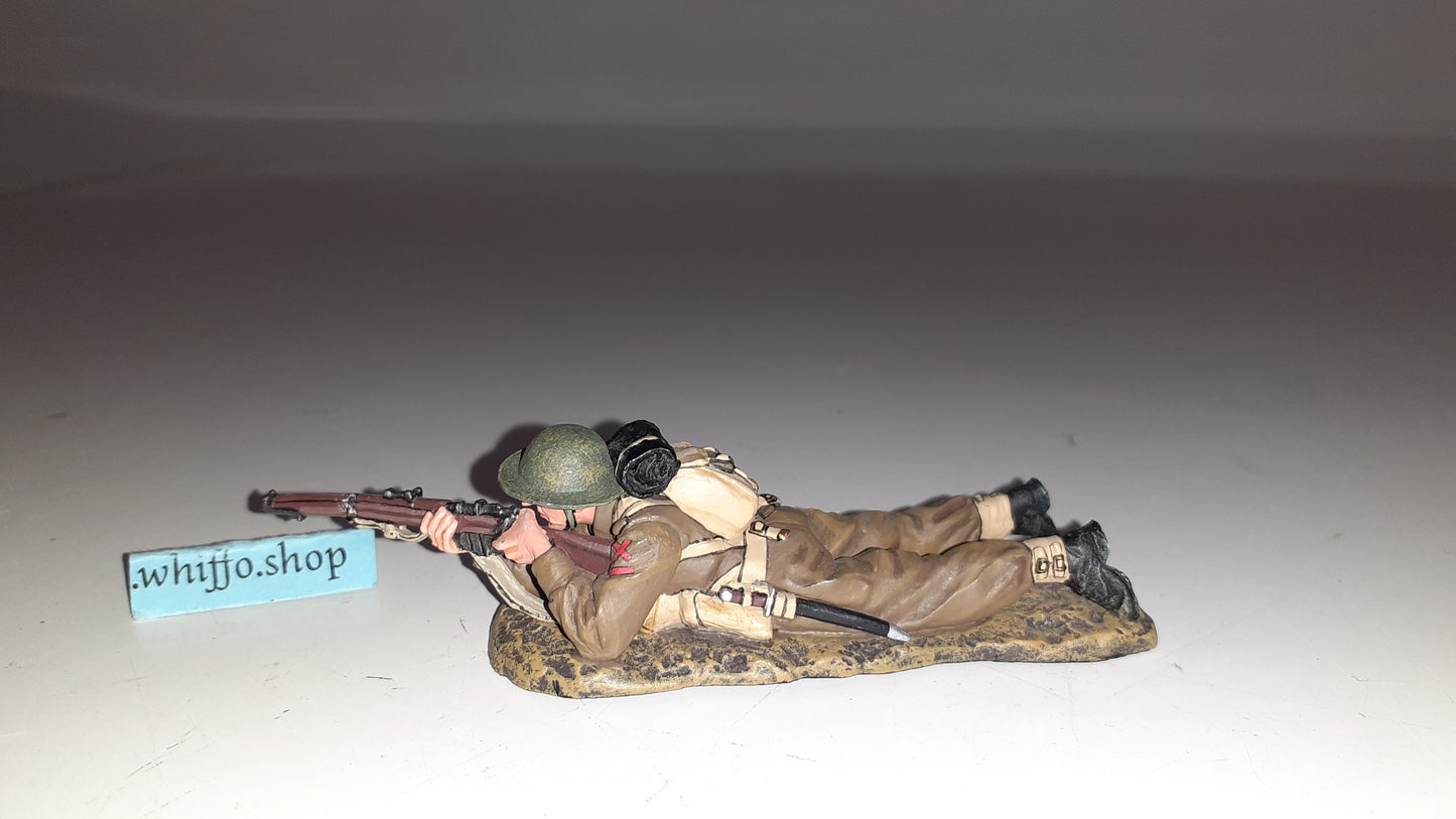 King and country Ww2 British Laying Firing Gun Fob27 Fob027 boxed 1:30 Wb