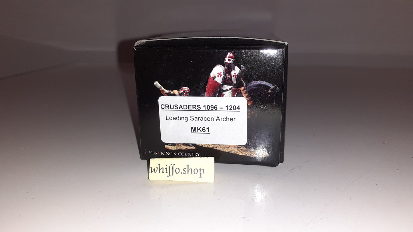King and country Crusaders Knights Saracens Archer boxed 1:30 Mk61 2008 Rb25