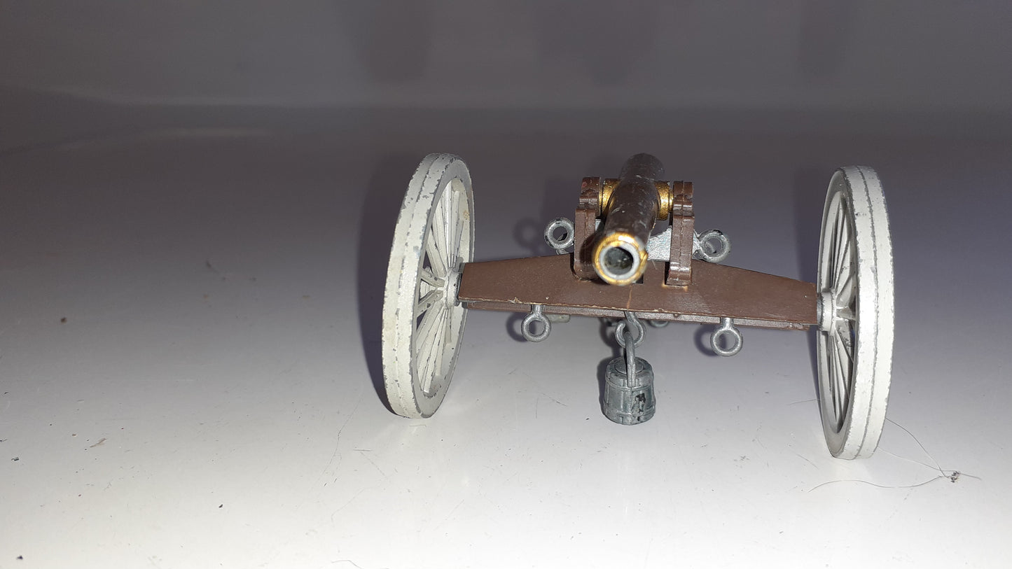 Britains deetail acw Wild West cannon missing tow hook 1970s 1:32 b25