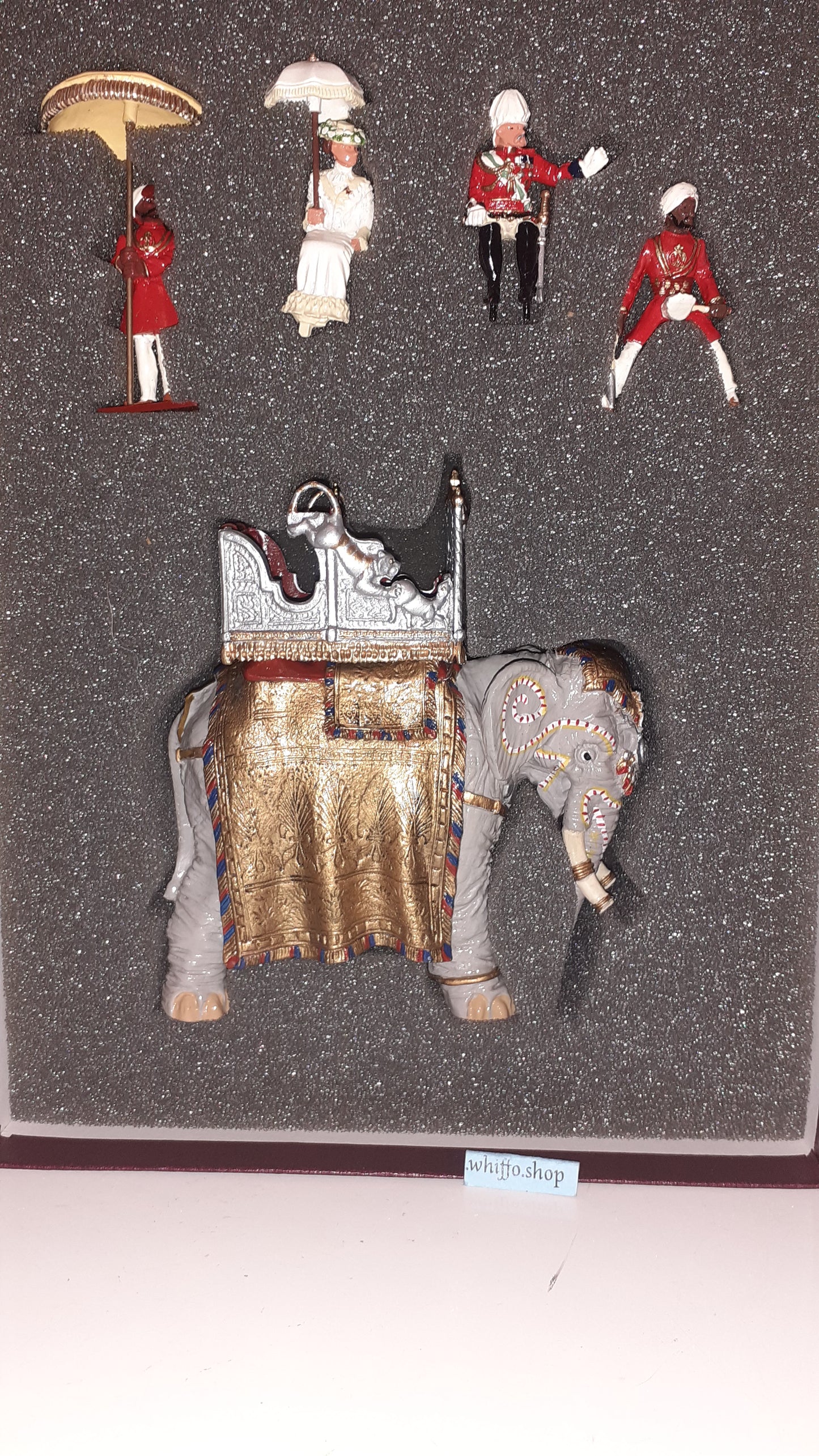 Britains 08956 Duke Connaught Indian State Elephant Durbar 1:32 metal boxd S3