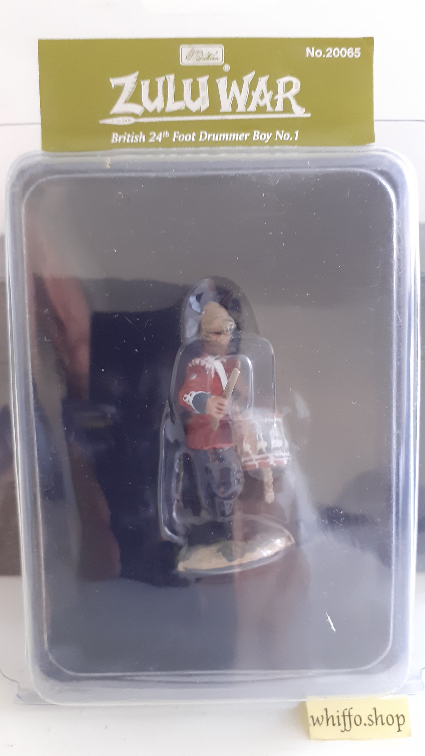 Britains 20065 Zulu wars 24th foot drummer boy 2010 1:32 metal boxed b630