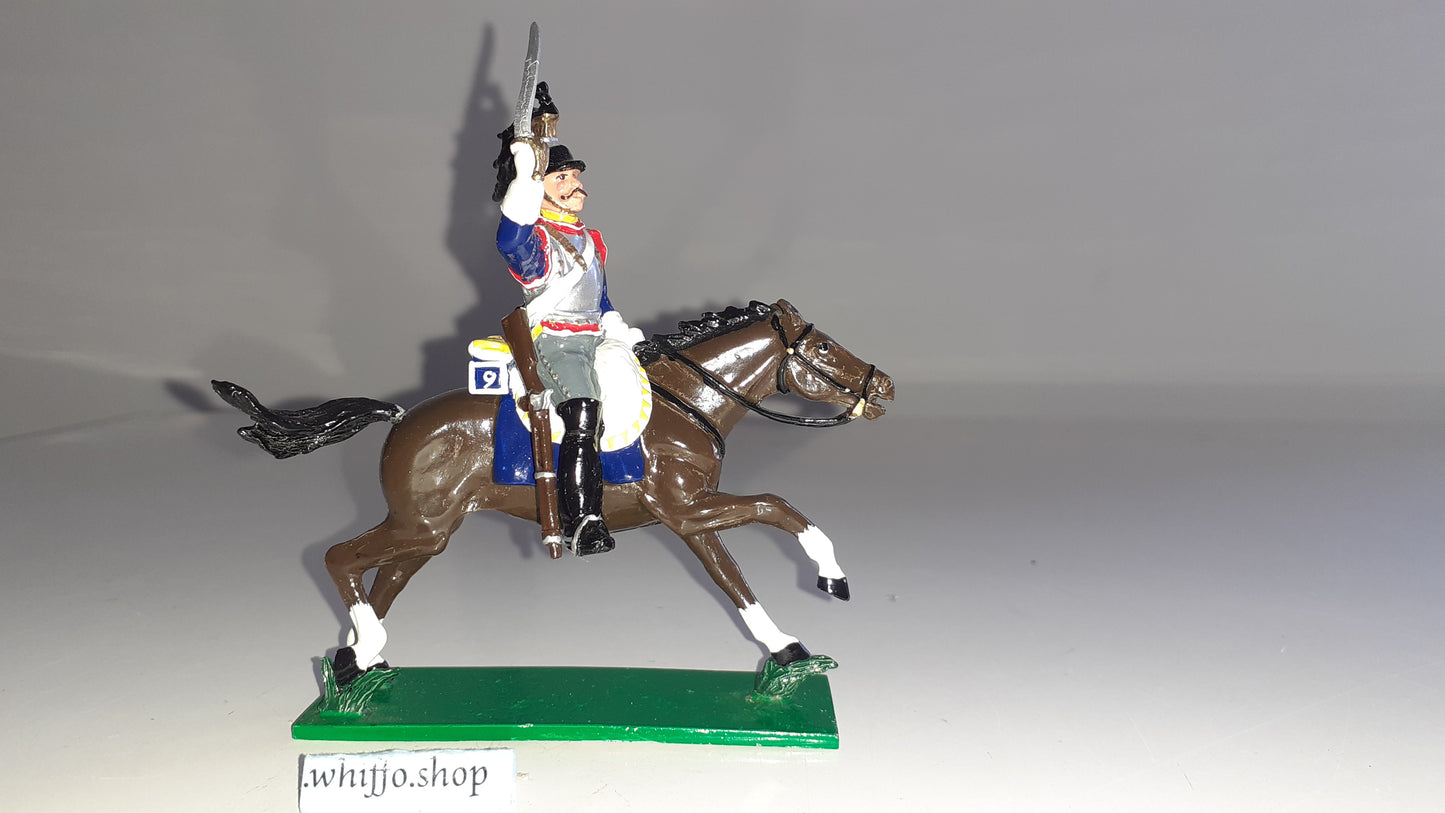 trophy miniatures 1991 Napoleonic War French Cavalry Cuirassier Wa10a 1:32 s842