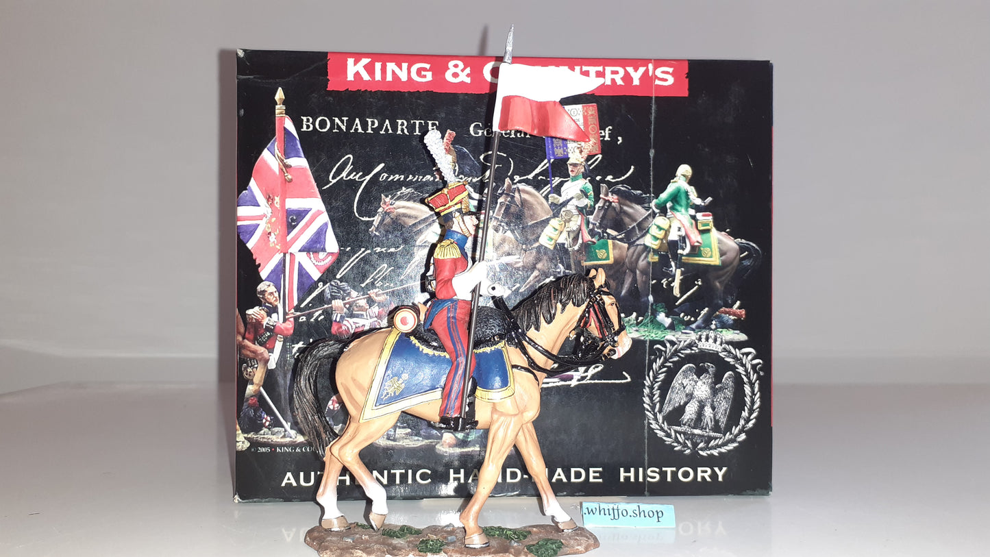 King and country Na159 Dutch Lancer Napoleonic Waterloo walking horse for sale box Wb