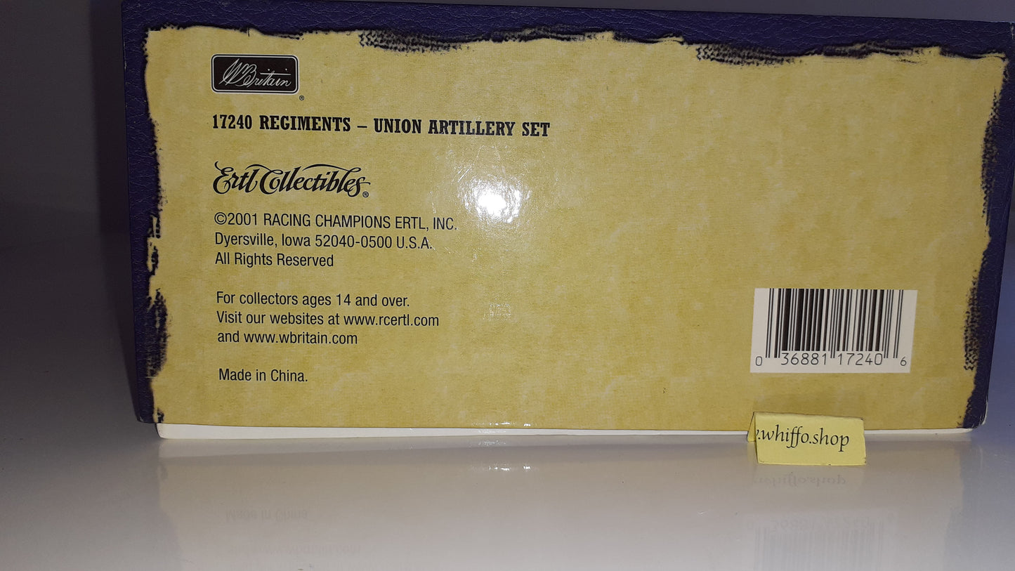 Britains metal 17240 Acw Union Artillery 2001 1:32 Boxed S1