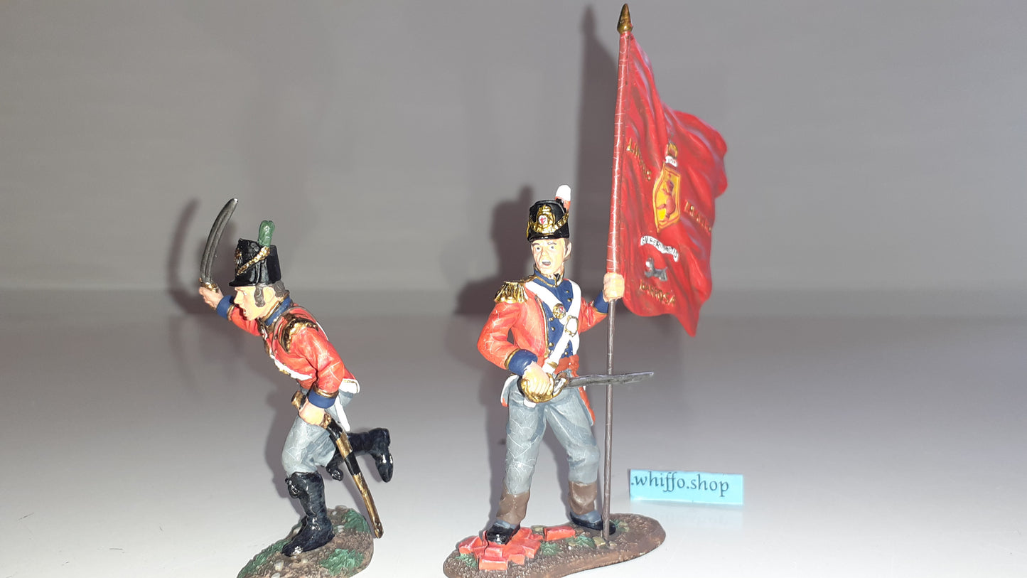 Britains 00149 2001 Coldstream Guards Waterloo Napoleonic 1:32 metal boxd S8b