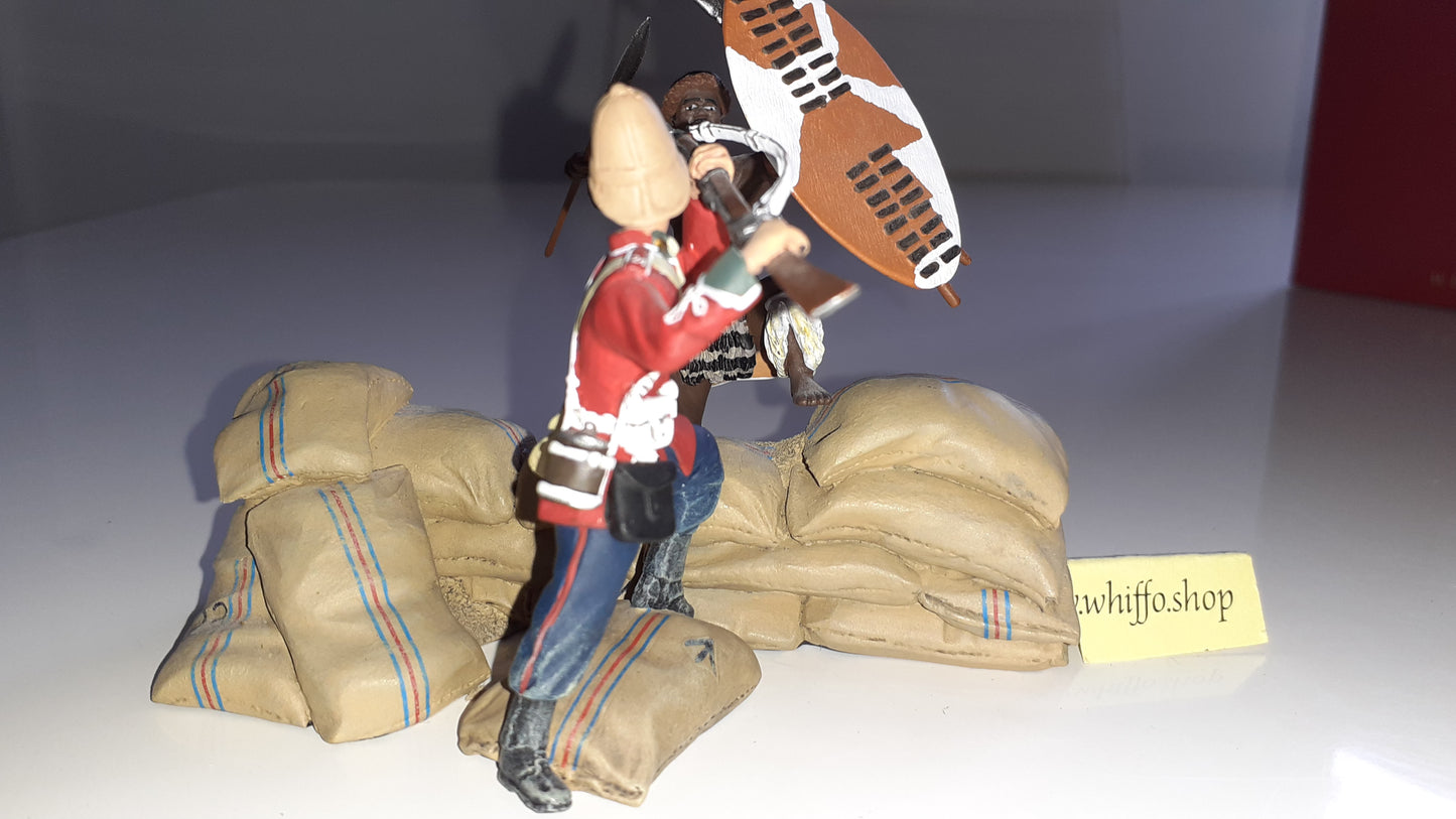 Britains Zulu War 20029 24th Foot Defending Wall Ltd Issue metal boxed 2009 Wdb