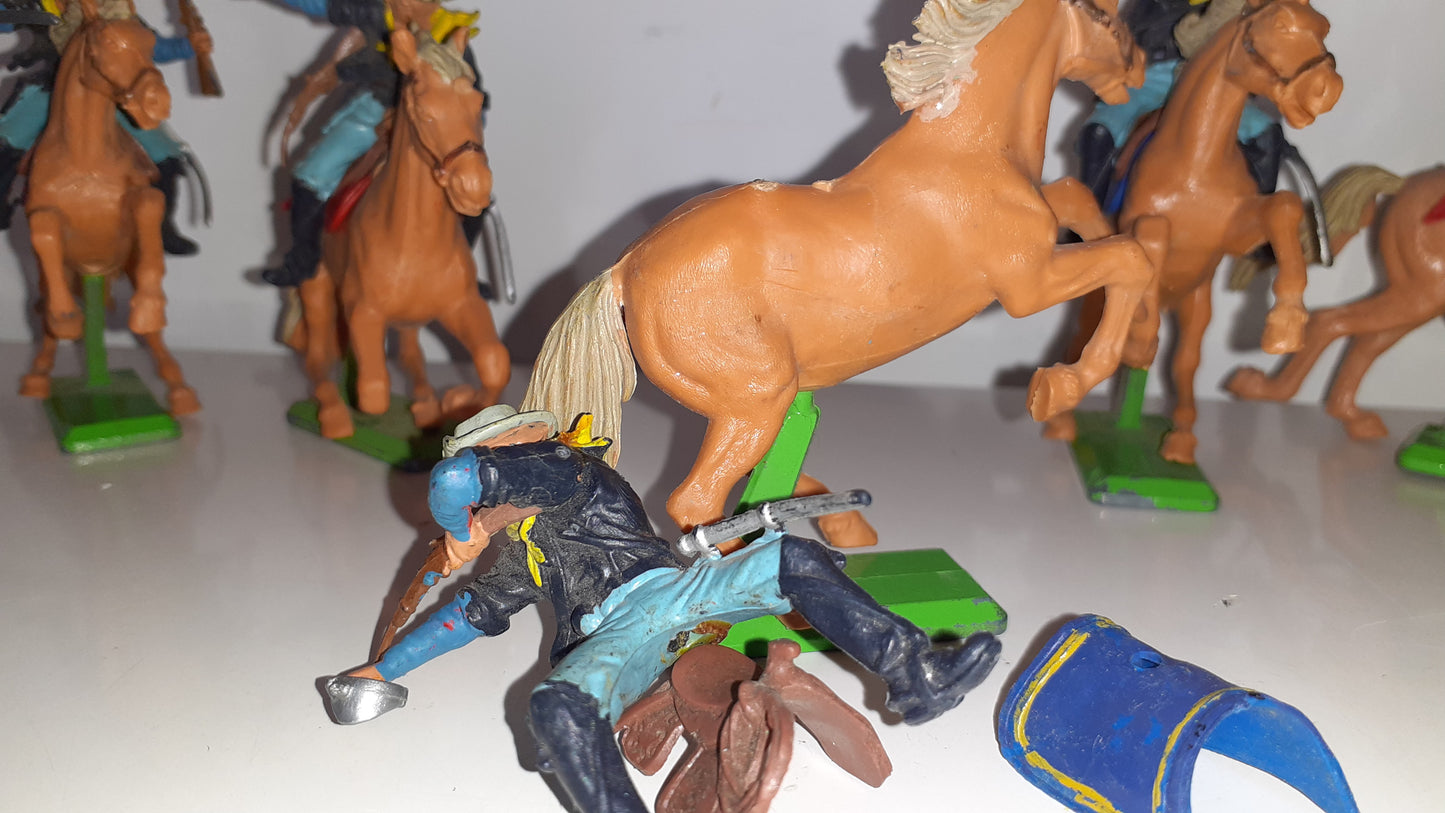 Britains Deetail Mounted 7th Cavalry 1:32 1970s boxed B1 b