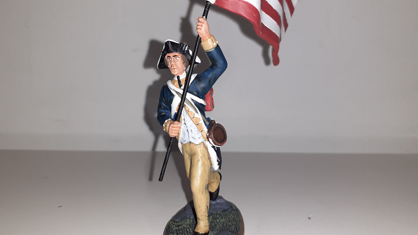 King and country Ar12 Awi 1st New York Revolution Flag 1776 boxed 1:30 1999 B11