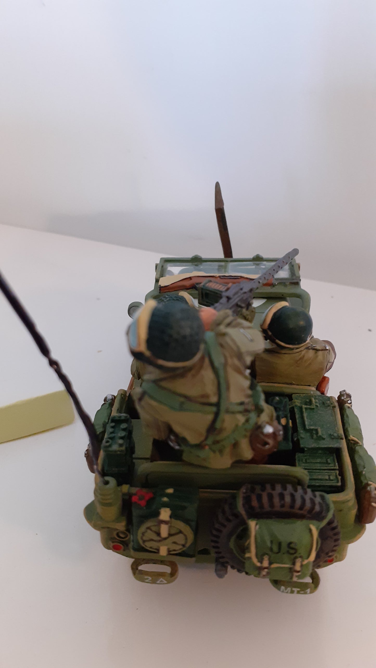 King and country ww2 US Army Willys Jeep D-day box 1:30 Dd075 Dd75 Wdb