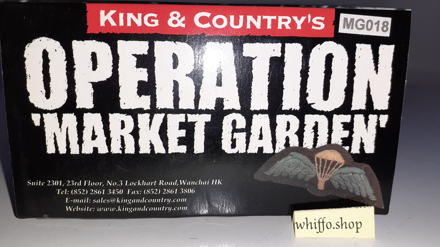 King and country Ww2 Mg018 Paras Piat Gun Arnhem 2010 boxed 1:30 S546