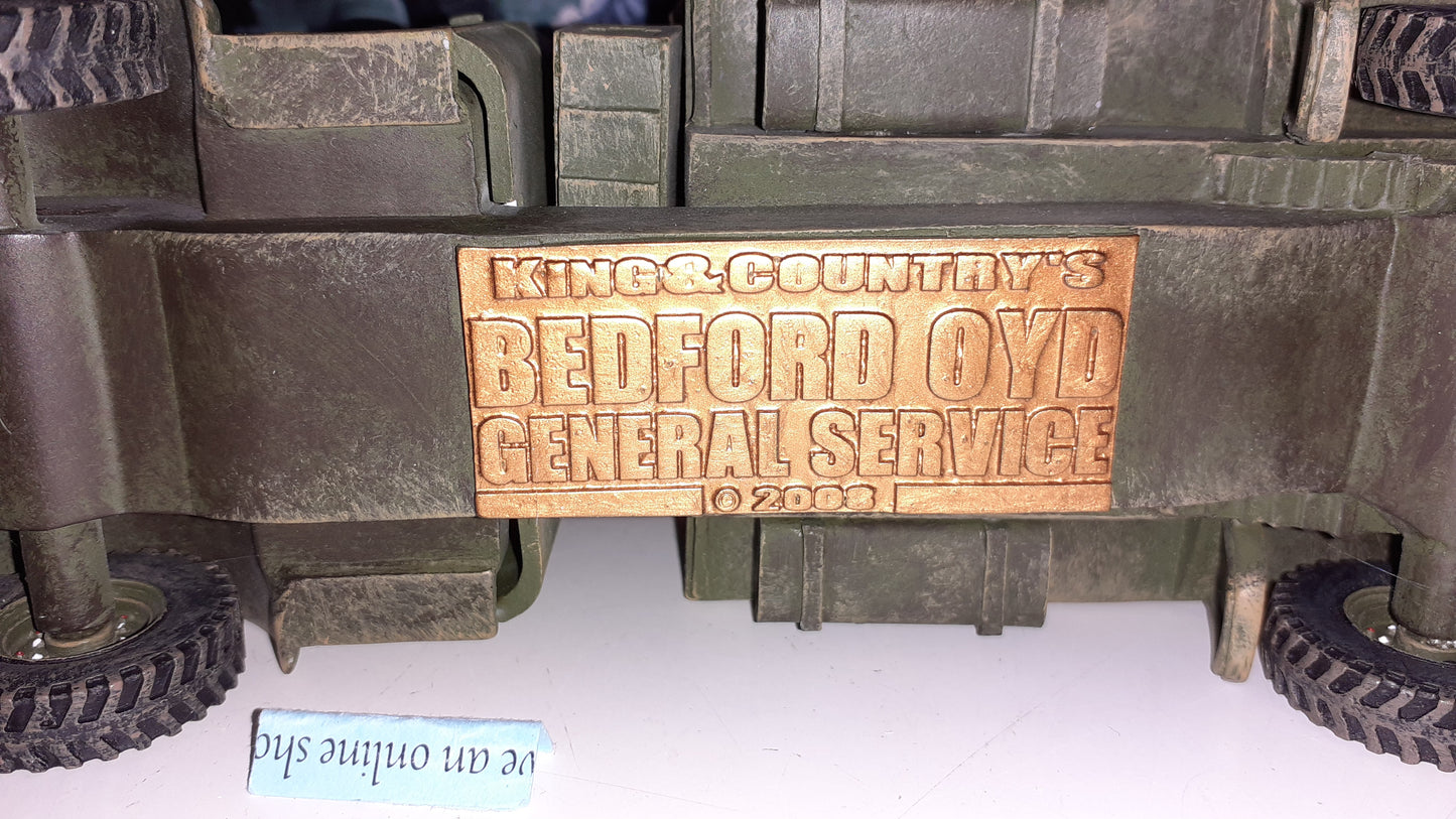 King and country ww2 Fob42 Bedford Oyd Truck Driver 2008 boxed Wdb1