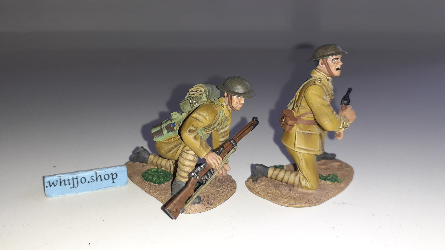 Britains ww1 23073 2014 British Infantry Move Up 1916 metal boxd S521