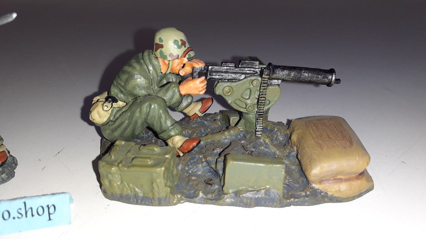 King and country ww2 iwj18 50 Cal usmc iwo jima boxed 2001 S562