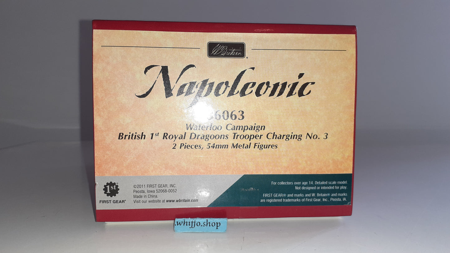 Britains 36063 Waterloo Napoleonic 1st Dragoons 600 Made 2011 1:32 S651